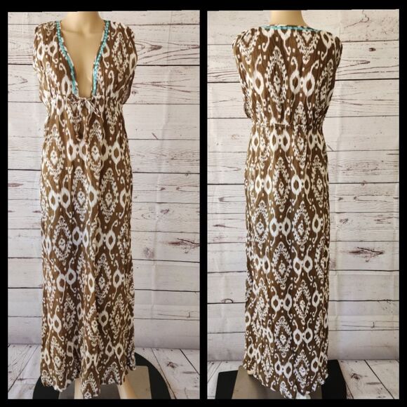 PJ Salvage Cotton Sleeveless Maxi Dress Small EUC - Picture 1 of 5